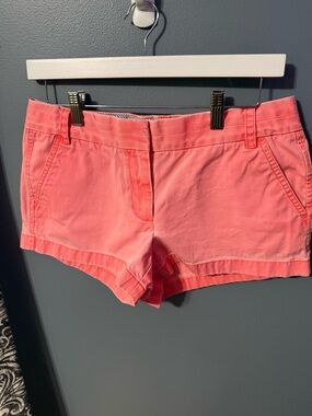 Women’s J Crew Coral Mid-Rise Cotton Shorts